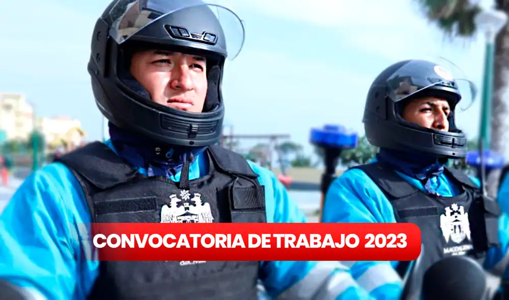 Esta convocatoria de trabajo busca principalmente personal que contribuya con la seguridad del distrito. Foto: composición LR/Municipalidad de Magdalena del Mar Esta convocatoria de trabajo busca principalmente personal que contribuya con la seguridad del distrito. Foto: composición LR/Municipalidad de Magdalena del Mar