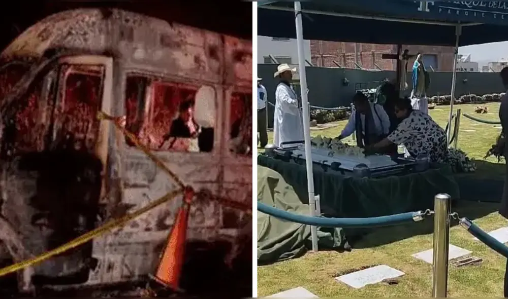 Familiares de Rony Revilla le dieron último adios en Arequipa. Foto; compoisición LR Familiares de Rony Revilla le dieron último adios en Arequipa. Foto; compoisición LR