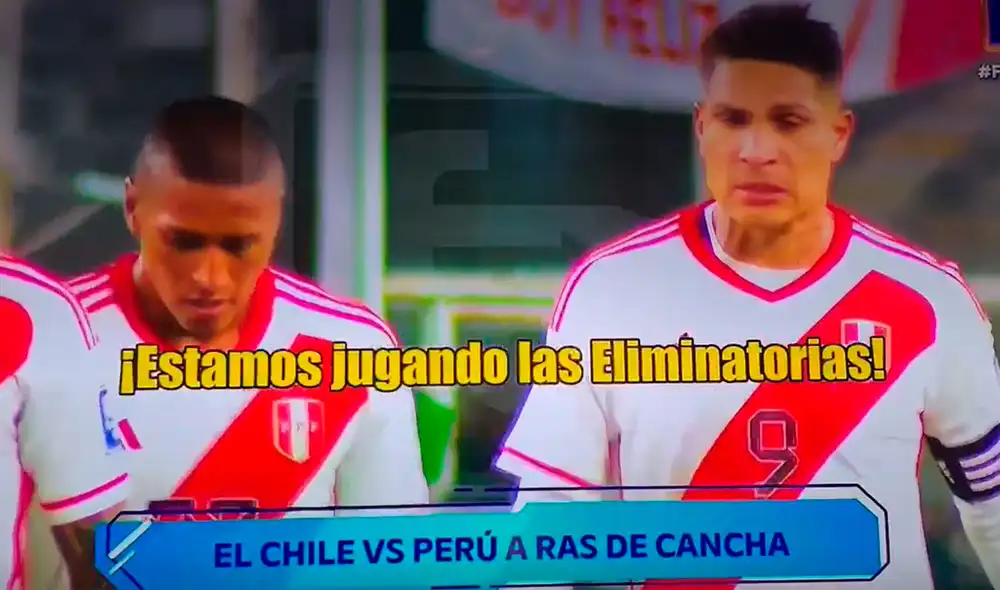 El capitán de la Bicolor se mostró muy enérgico con sus compañeros. Foto: captura/Fútbol en América