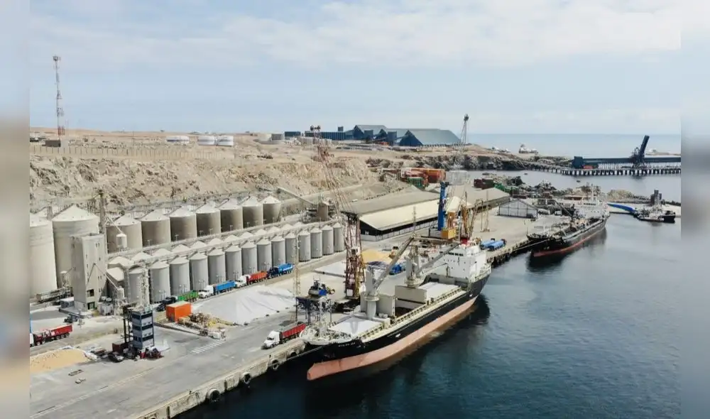 El Puerto de Tisur, en Arequipa, es uno de los principales puentes para la exportación del cobre peruano. Foto: Grupo Romero