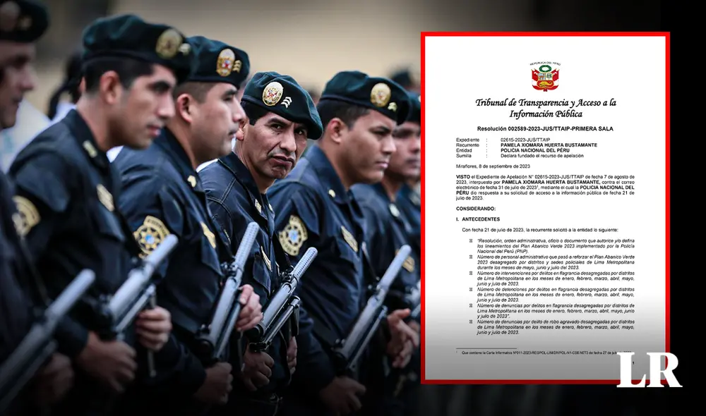 "La PNP ha faltado a su obligación de brindar acceso a la información pública", indicó la periodista Huerta. Foto: composición LR/Jazmin Ceras