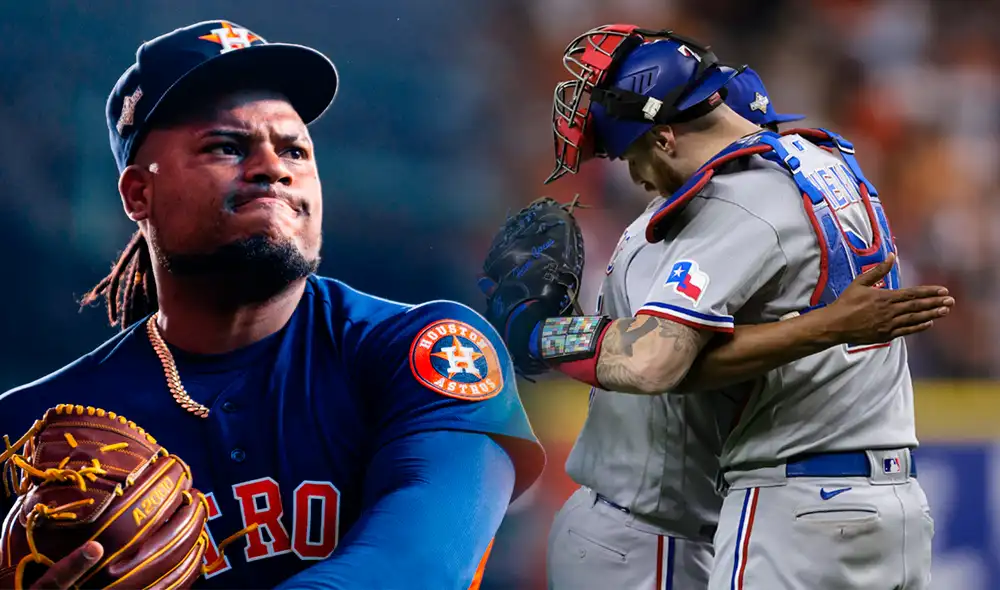 Los Astros van 2-0 abajo en la serie frente a los Rangers. Foto: composición LR/Astros/Rangers