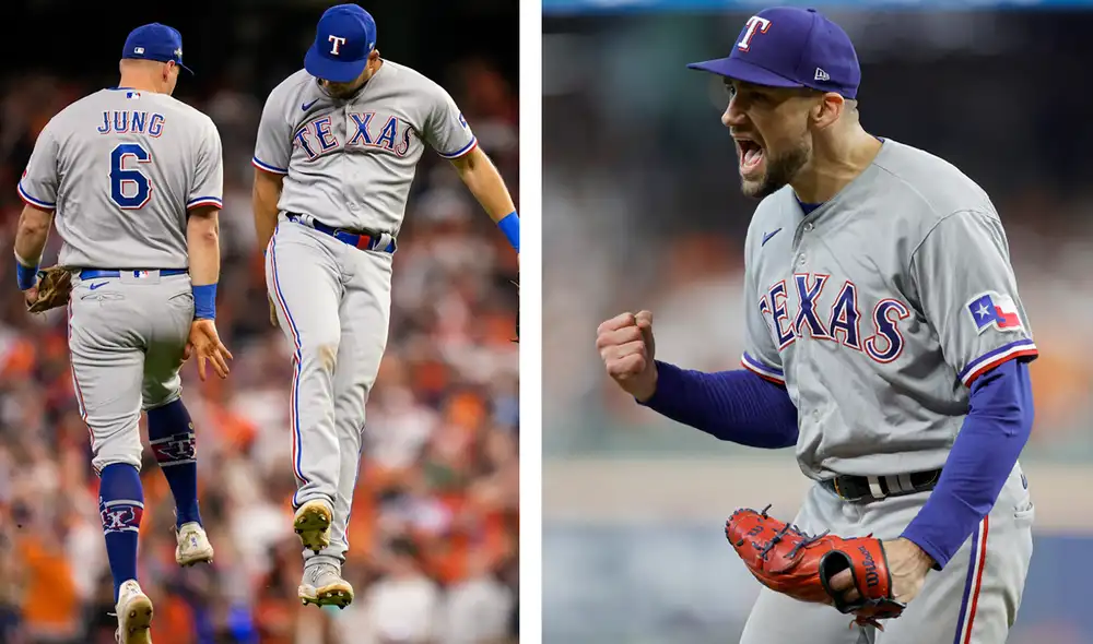 Texas Rangers lidera por 2-0 la serie frente a los Houston Astros. Foto: composición LR/Rangers Texas Rangers lidera por 2-0 la serie frente a los Houston Astros. Foto: composición LR/Rangers