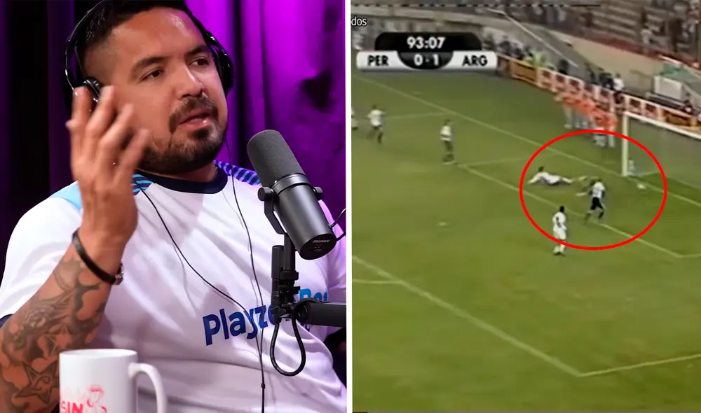 El histórico gol de Vargas y Fano contra Argentina se dio en un partido de 2008, en las eliminatorias para Sudáfrica 2010. Foto: composición LR/captura de Youtube/Jesús Alzamora