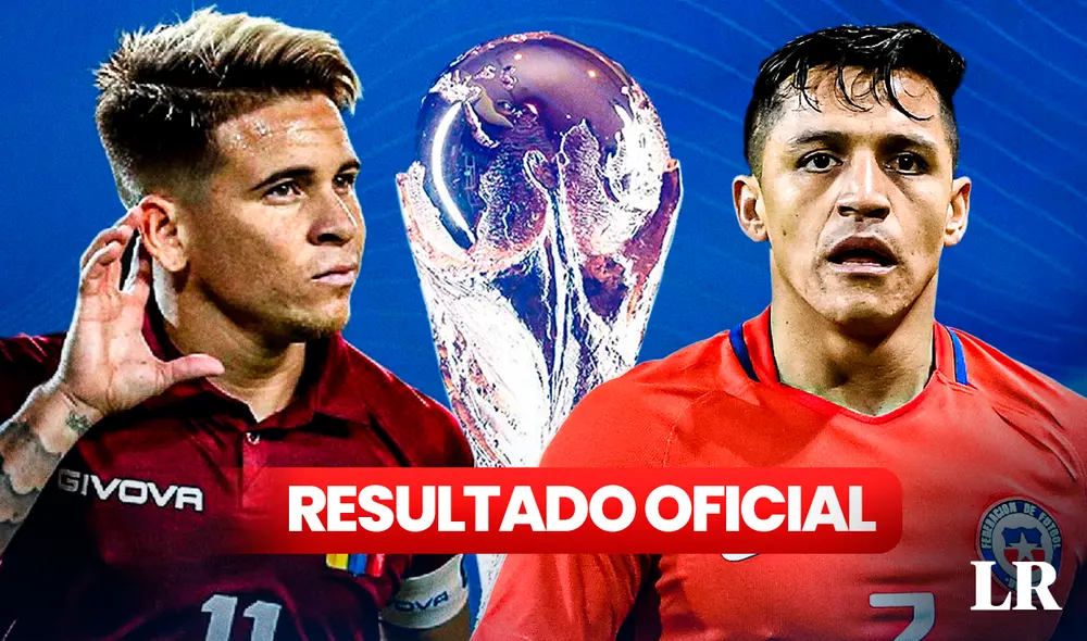 Sigue AQUÍ el Venezuela vs. Chile y enterate del resultado oficial de este emocionante partido. Foto: composición LR/AFP/FIFA Sigue AQUÍ el Venezuela vs. Chile y enterate del resultado oficial de este emocionante partido. Foto: composición LR/AFP/FIFA
