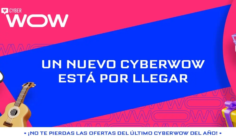 La última edición del Cyber Wow 2023 durará 5 días. Conoce los descuentos que ofrecen diversas tiendas en celulares, televisores, muebles y otros productos. Foto: Facebook/Cyberwow La última edición del Cyber Wow 2023 durará 5 días. Conoce los descuentos que ofrecen diversas tiendas en celulares, televisores, muebles y otros productos. Foto: Facebook/Cyberwow