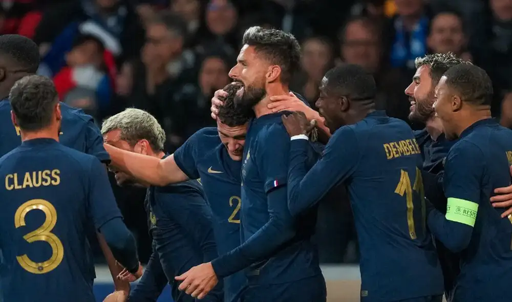 Francia goleó a Escocia en el amistoso internacional jugado en el Estadio Pierre-Mauroy. Foto: Selección de Francia