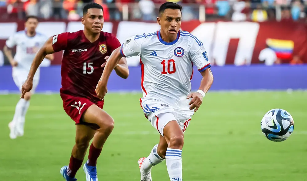 Venezuela y Chile se enfrentaron en Maturín por las Eliminatorias 2026. Foto: EFE Venezuela y Chile se enfrentaron en Maturín por las Eliminatorias 2026. Foto: EFE