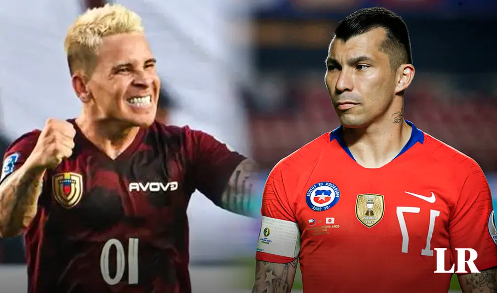 Venezuela dejó con las manos vacías a la selección chilena y logró conseguir los tres puntos tras una contundente goleada por 3-0 en Maturín. Foto: composición de Jazmín Ceras/La República/AFP/difusión