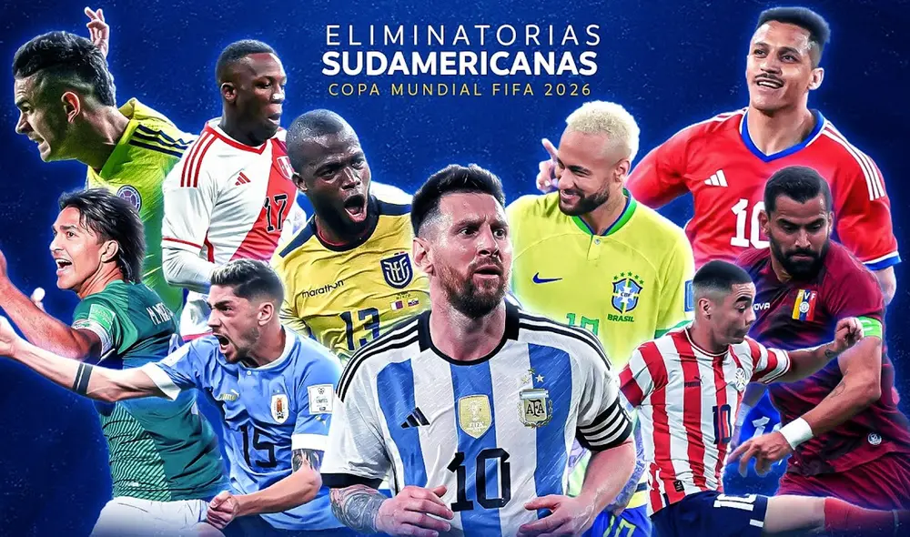 La próxima fecha doble de las Eliminatorias 2026 será en noviembre. Foto: Conmebol