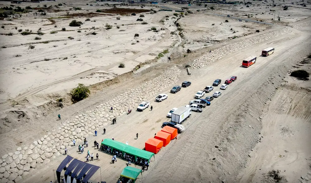 El Gobierno Regional de Ica informó que se ha encargado de atender a las áreas altamente vulnerables, como ríos y quebradas; sin embargo, señalan que falta el reembolso de recursos por parte del Gobierno central. Foto: GORE ICA