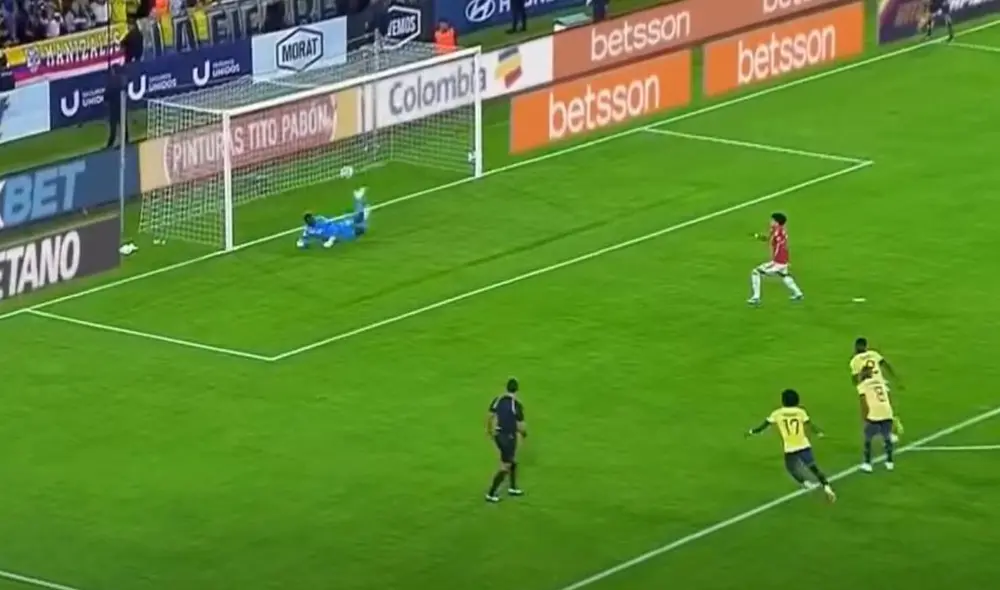 Luis Díaz es titular en Colombia para Néstor Lorenzo. Foto: captura de Movistar Luis Díaz es titular en Colombia para Néstor Lorenzo. Foto: captura de Movistar