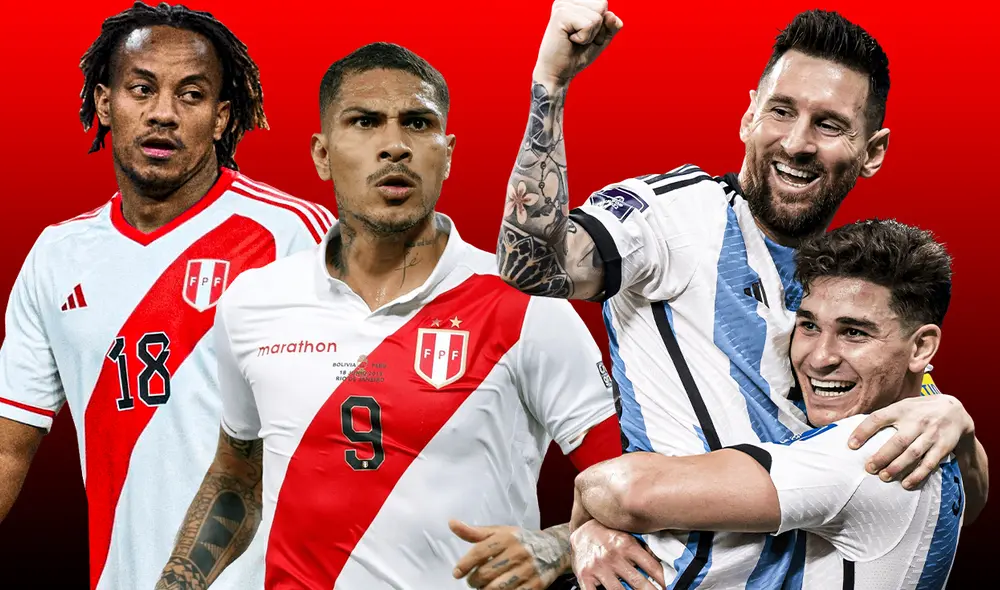 Perú vs. Argentina: la Bicolor solo le ha ganado 2 veces a la Albiceleste en un partido por Eliminatorias Sudamericanas. Foto: composición de La República Perú vs. Argentina: la Bicolor solo le ha ganado 2 veces a la Albiceleste en un partido por Eliminatorias Sudamericanas. Foto: composición de La República