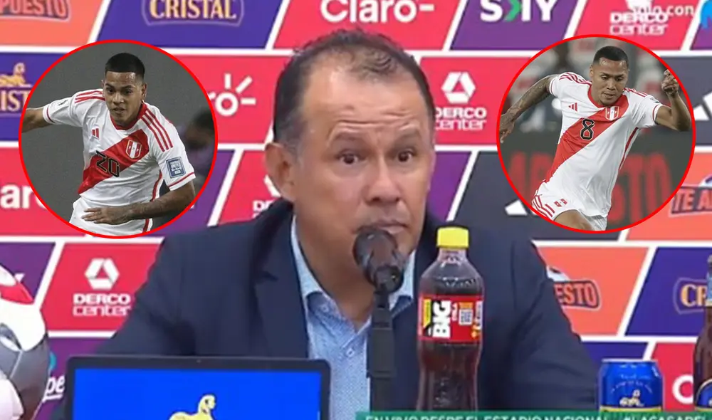 Juan Reynoso hizo debutar a Grimaldo y Reyna en eliminatorias. Foto: captura de Movistar Deportes/GLR Juan Reynoso hizo debutar a Grimaldo y Reyna en eliminatorias. Foto: captura de Movistar Deportes/GLR