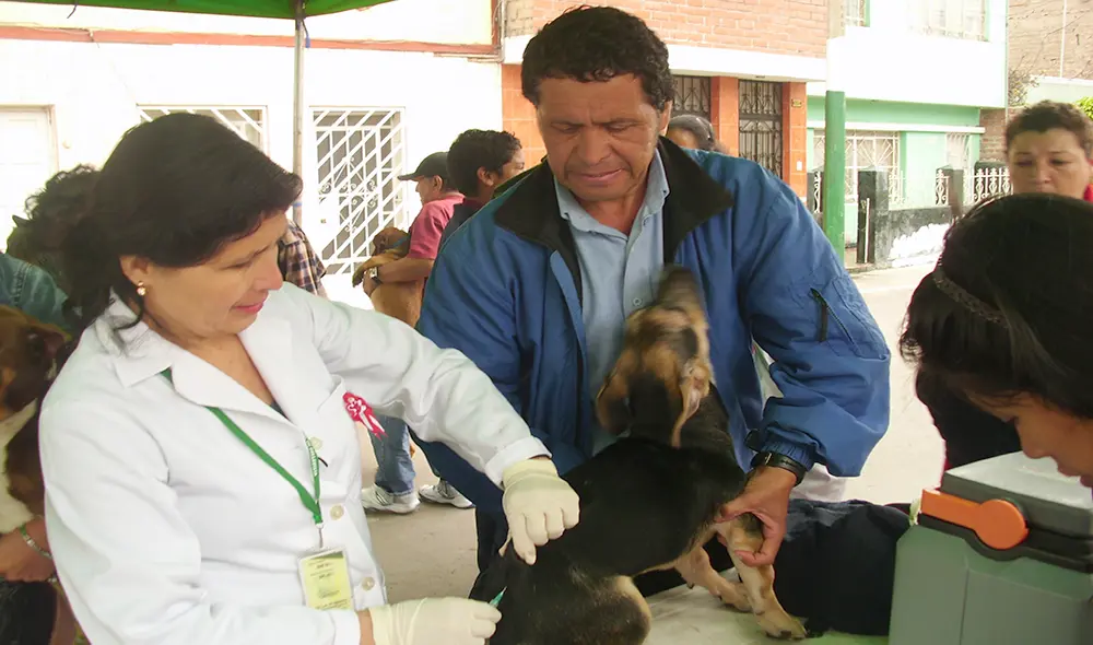 Revacunación. Geresa realiza nuevo barrido con canes.