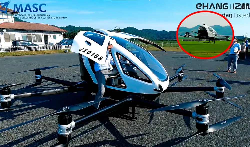 El invento estará al alcance de los usuarios. Foto: Composición LR / ehang El invento estará al alcance de los usuarios. Foto: Composición LR / ehang