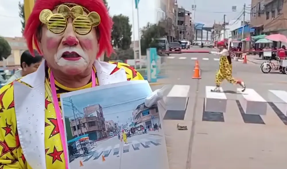 Payasito Chaparrón denunció a inicios de octubre que fue violentado por funcionarios cuando hacía su labor social. Foto: composición LR/Steffano Trinidad/LR/captura de video/Cositel Noticias/Exitosa Puno/Facebook - Video: Exitosa Puno/Facebook