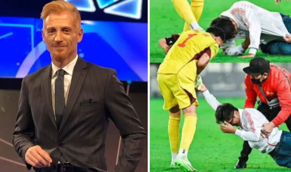 El hincha quería tomarse una foto con Messi. Foto: Fox Sports/Movistar Deportes