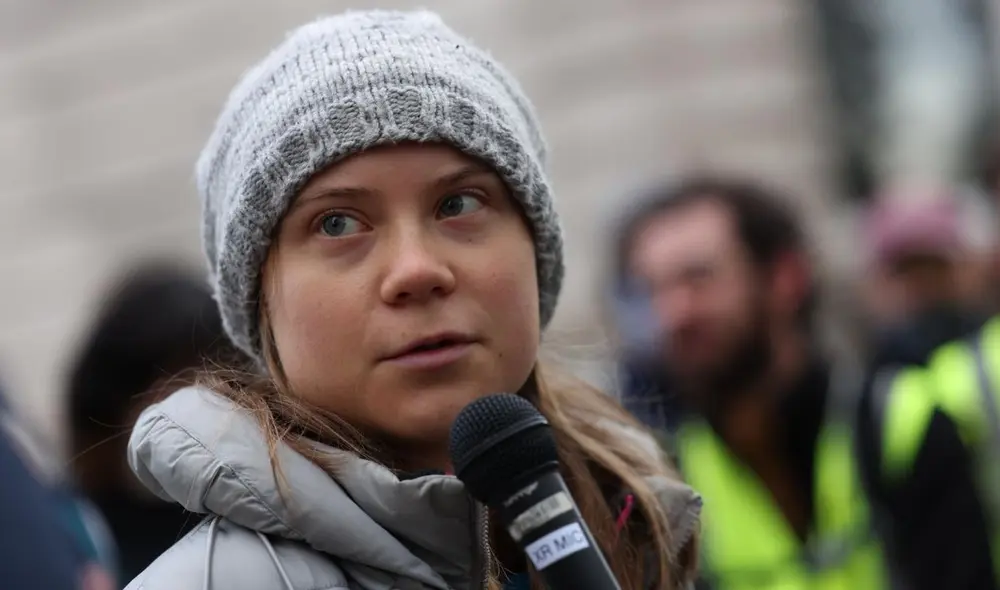 Greta Thunberg fue detenida y acusada por “graves trastornos a la comunidad". Foto: Agencia EFE