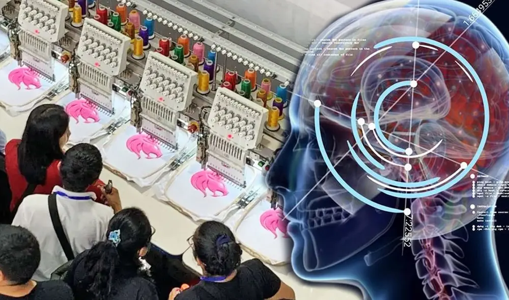 Gamarra se beneficiará con las avanzadas máquinas de coser con IA. Foto: composición LR/Andina Gamarra se beneficiará con las avanzadas máquinas de coser con IA. Foto: composición LR/Andina