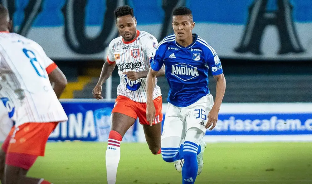 Millonarios FC se ubica en el sexto puesto del fútbol colombiano. Foto: Millonarios FC.