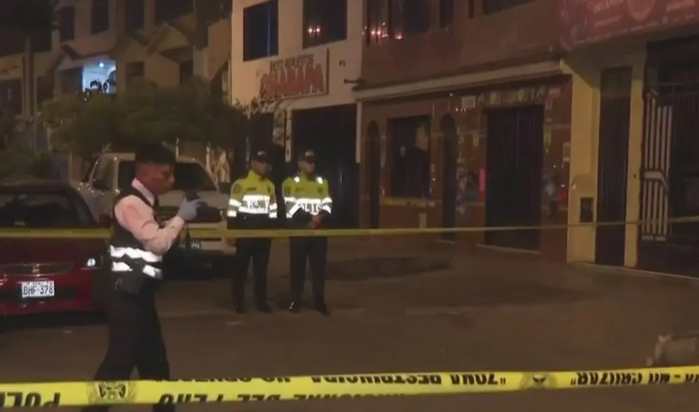 Aparentemente, el fallecido se trataría de un ciudadano colombiano. Foto: captura América TV Aparentemente, el fallecido se trataría de un ciudadano colombiano. Foto: captura América TV