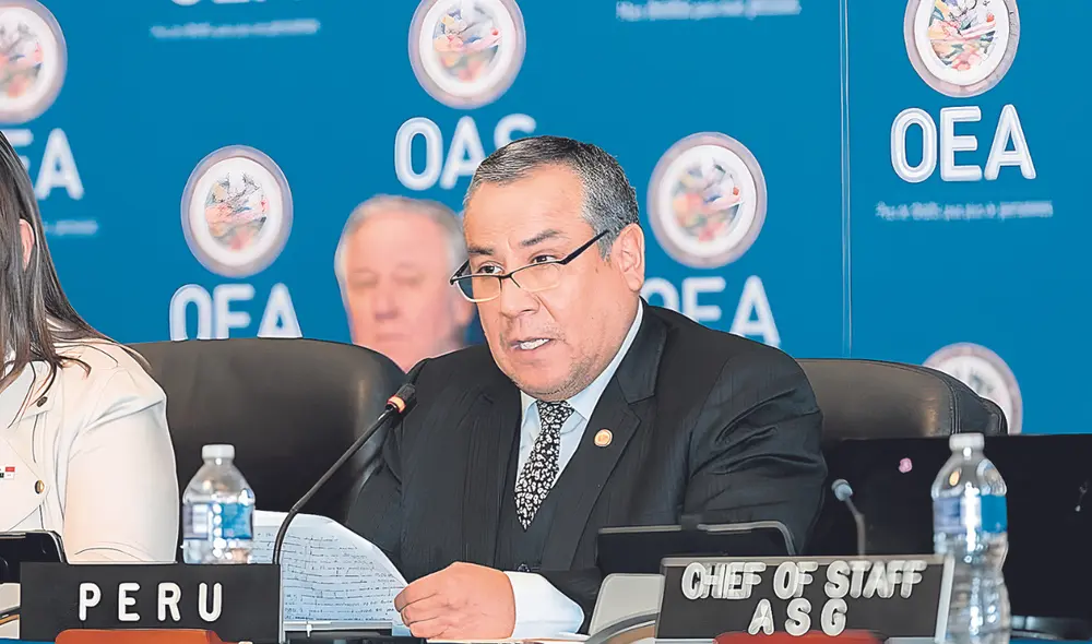 Embajador Gustavo Adrianzén pide al Congreso reflexión al debatir sobre la JNJ. Foto: difusión