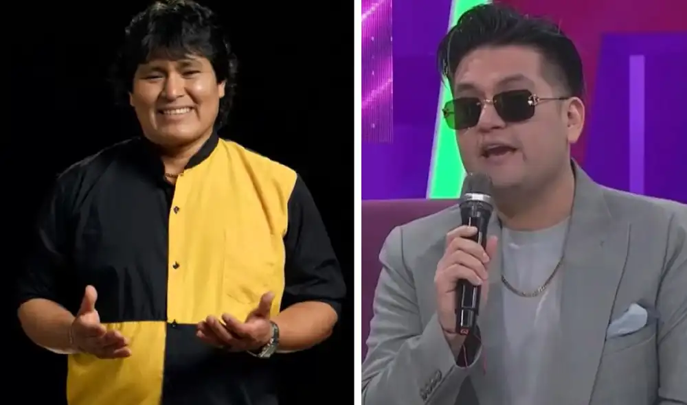 Deyvis Orosco publicó en sus redes sociales un video en el que se observa a su padre Johnny Orosco saludar a sus fans, lo cual ha sorprendido a muchos seguidores del Grupo Néctar. Foto: Facebook/Deyvis Orosco/América TV - Video: América TV