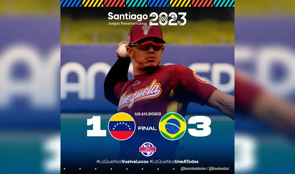 Venezuela accedió a los Juegos Panamericanos Santiago 2023 tras conseguir uno de cuatros cupos en los Juegos Centroamericanos y el Caribe, desarrollado en El Salvador. Foto: TeamBeisbolVe Venezuela accedió a los Juegos Panamericanos Santiago 2023 tras conseguir uno de cuatros cupos en los Juegos Centroamericanos y el Caribe, desarrollado en El Salvador. Foto: TeamBeisbolVe