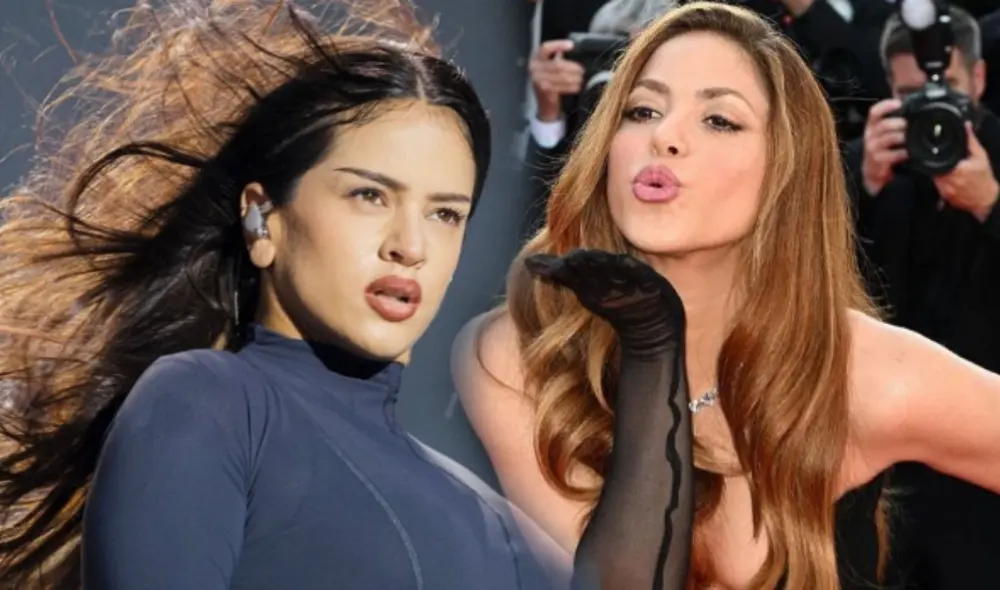 Shakira y Rosalía son dos cantantes, cuyos éxitos crecieron bastante este 2023. Foto: composición LR/Instagram Shakira y Rosalía son dos cantantes, cuyos éxitos crecieron bastante este 2023. Foto: composición LR/Instagram