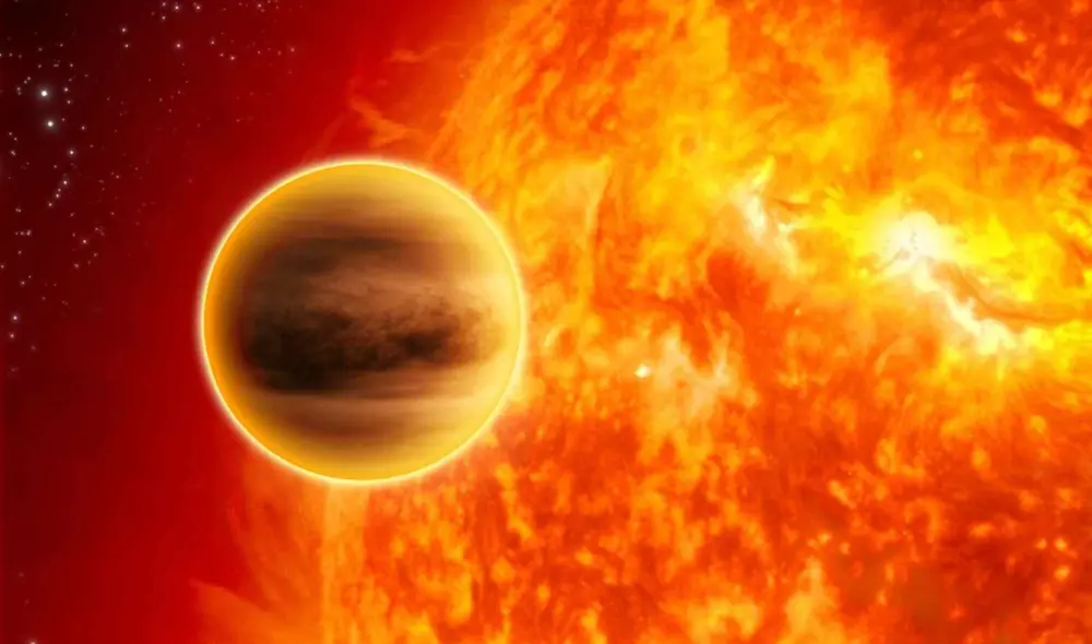 El planeta fue hallado en la órbita de una estrella gigante roja. Foto: NASA