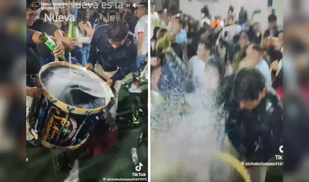 Banda se lució durante evento social. Foto y video: La Nueva Sensación/ Facebook