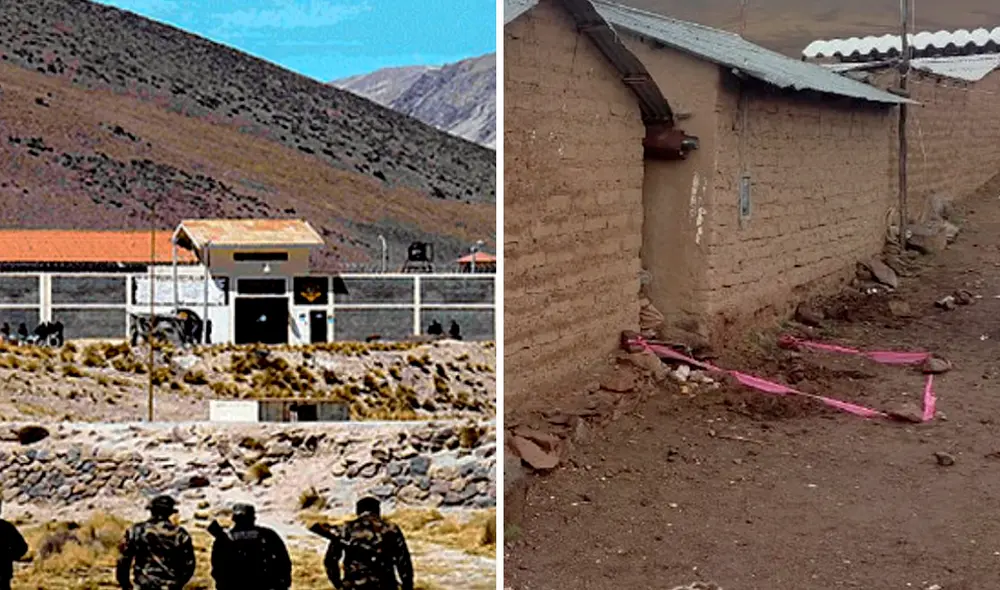 Armas de fuego fueron encontradas en los exteriores de una vivienda, ubicada a metros del penal de Challapalca. Foto: composición Alvaro Mendoza/LR/INPE Armas de fuego fueron encontradas en los exteriores de una vivienda, ubicada a metros del penal de Challapalca. Foto: composición Alvaro Mendoza/LR/INPE