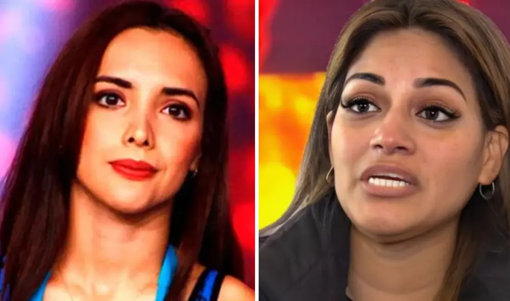 Rosángela Espinoza señaló que su examiga Karen Ortiz la utilizó para conseguir dinero prestado. Foto: Composición LR/Captura América TV/Captura ATV Rosángela Espinoza señaló que su examiga Karen Ortiz la utilizó para conseguir dinero prestado. Foto: Composición LR/Captura América TV/Captura ATV