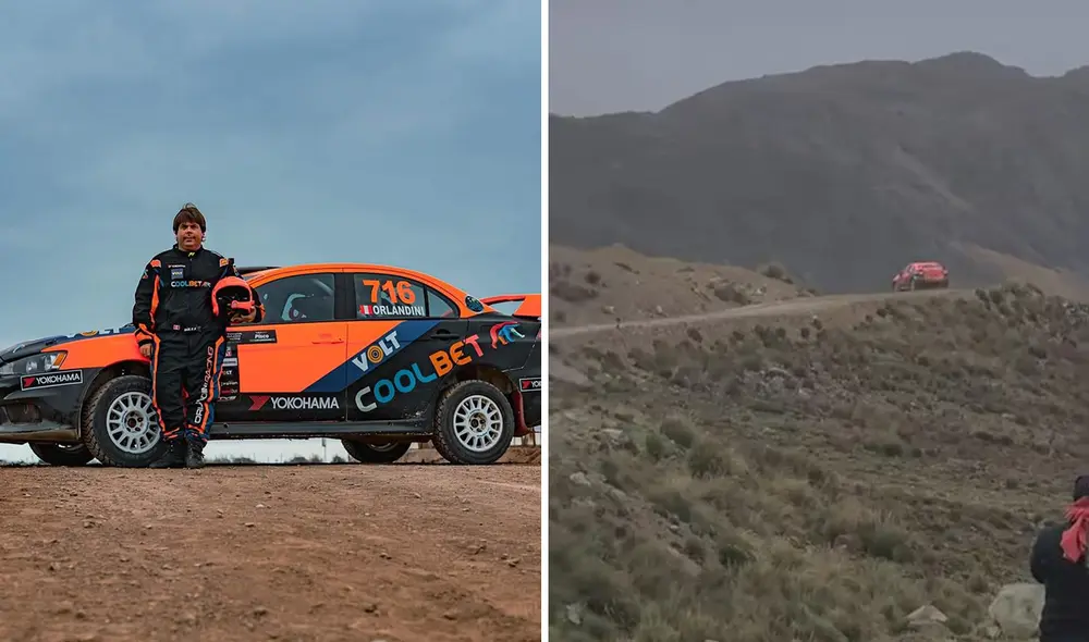 El piloto ya sabe lo que es ganar la prestigiosa competencia. Foto: composición LR/Facebook Raul Orlandini/Captura Video Facebook Racing.pe. Video: Racing.pe