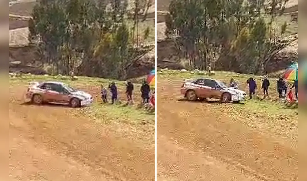Público se ubica muy cerca de la carretera. Foto y video: Racing.pe