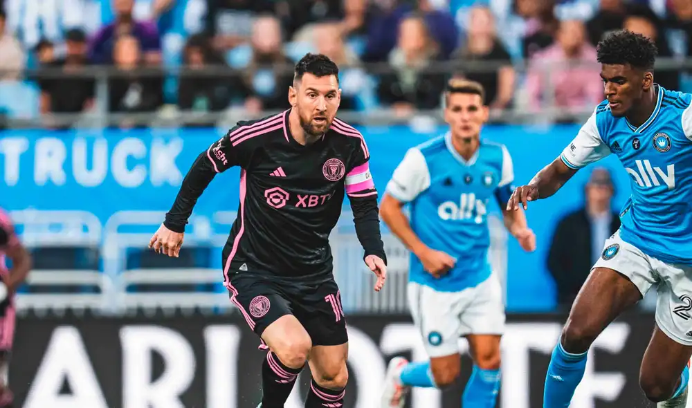 Las garzas cerraron la temporada de la MLS ante Charlotte FC. Foto: Inter Miami