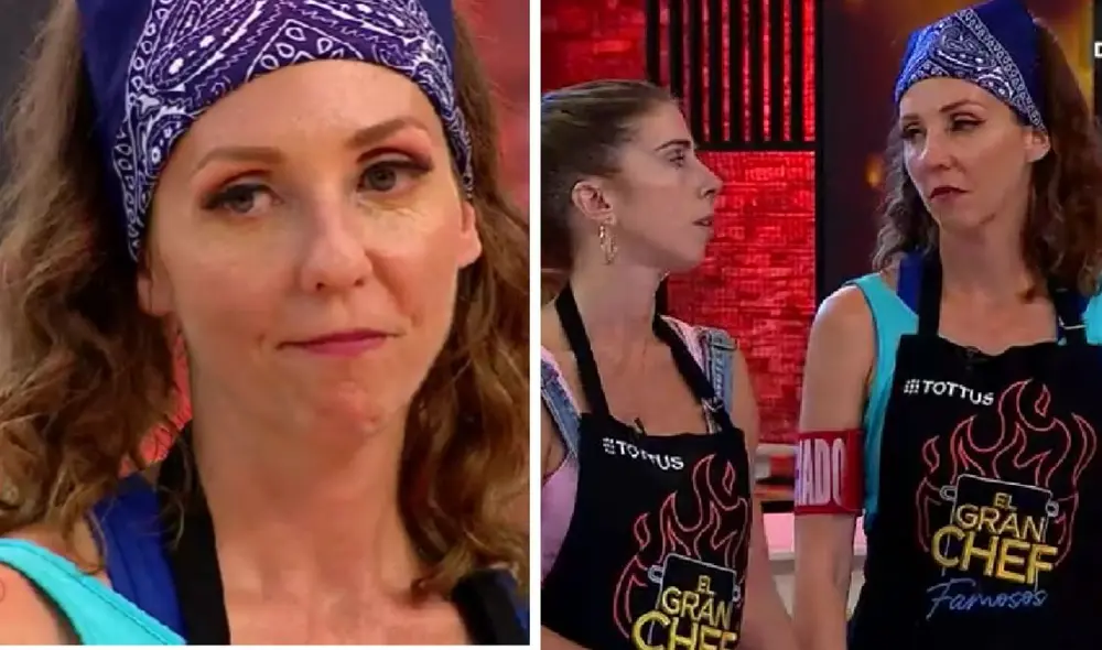 Saskia Bernaola  dejó la competencia y tuvo que despedirse de 'El gran chef: famosos'. Foto: Captura Latina