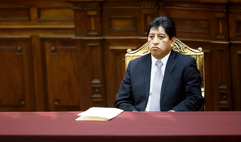 Fujicerronismo. Josué Gutiérrez, defensor de turno. Foto: Marco Cotrina/La República Fujicerronismo. Josué Gutiérrez, defensor de turno. Foto: Marco Cotrina/La República