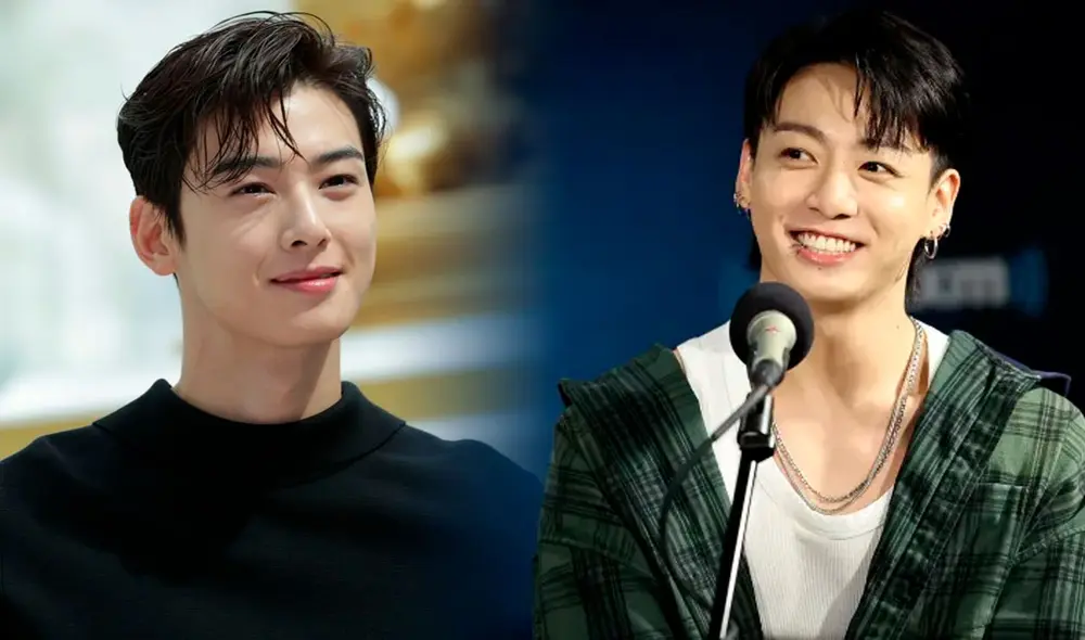 Jungkook y Cha Eun Woo cautivan a sus fans bailando juntos 'Seven'. Foto: composición LR/Twitter