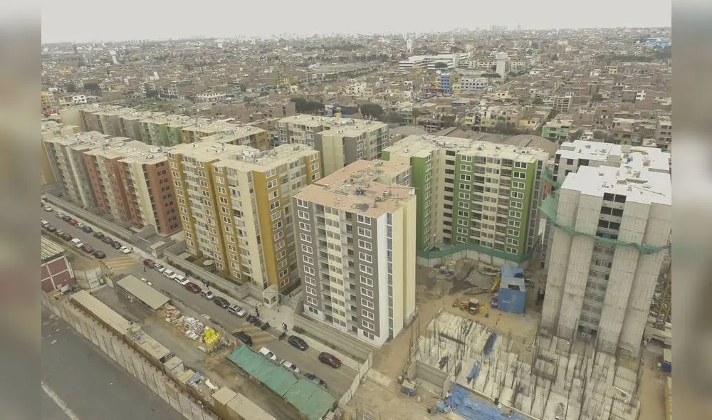 Las personas podría comprar una vivienda desde un costo de S/194.940 en un departamento de 60 m2 en San Martín de Porres. Foto. Andina