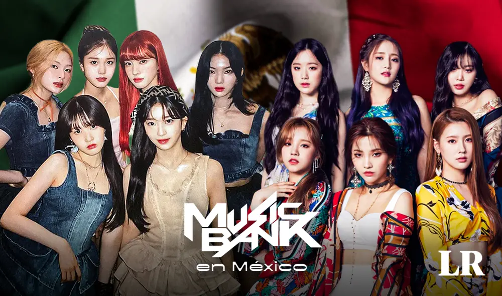 Más de 3 artistas de k-pop se presentarán en el Music Bank en México. Foto: composición Jazmin Ceras LR/ Twitter