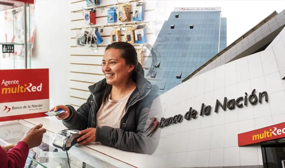 Los agentes MultiRed del Banco de la Nación te permiten pagar tus recibos de servicios y depositar dinero a cuentas de la misma entidad. Foto: composición de Jazmín Ceras/LR/Andina