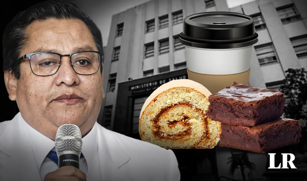 El titular de Salud aún no se ha pronunciado por los gastos excesivos en desayunos y almuerzos de su cartera. Foto: composición de Jazmín Ceras/La República - Video: ‘Panorama’