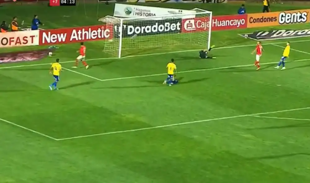 Danilo Carando marcó el único tanto del partido. Foto: captura Liga 1 Max - Video: Liga 1 Max