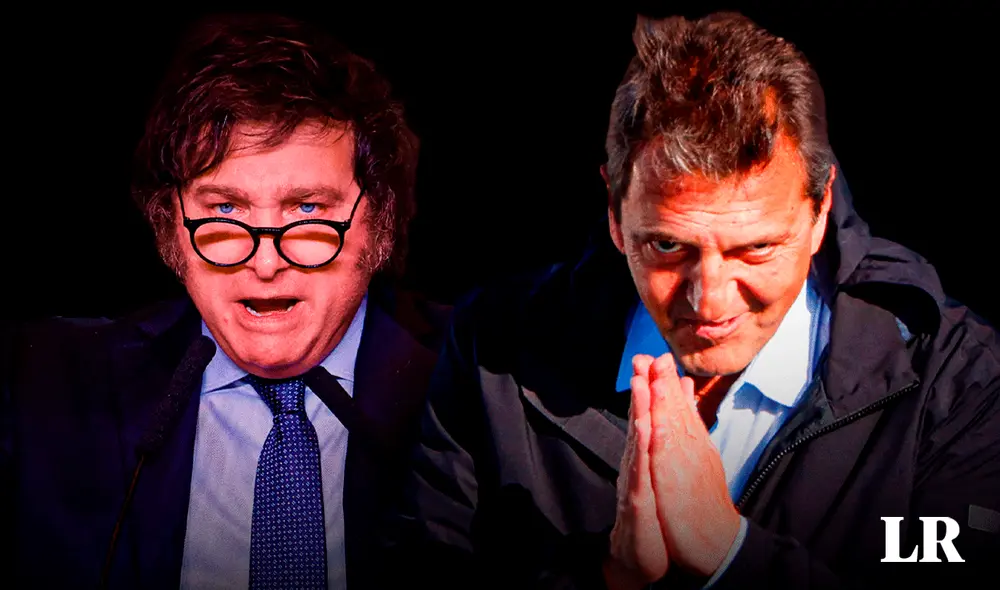 Milei busca caminos de alianza con el fin de vencer a Massa en segunda vuelta. Foto: composición LR/EFE