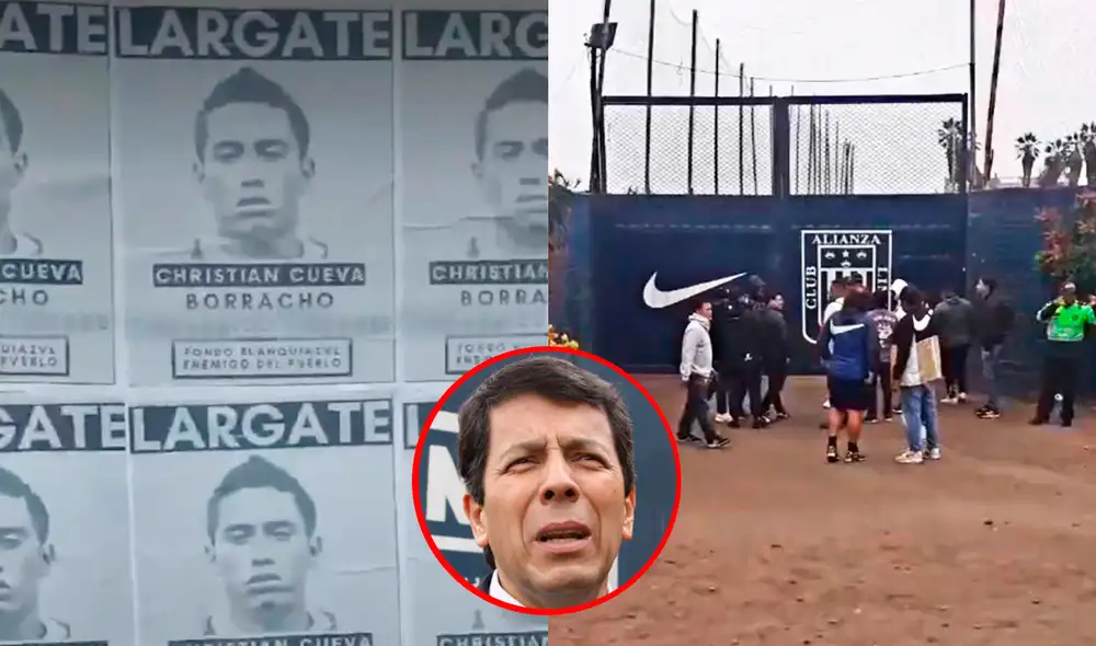 Hinchas de Alianza Lima visitaron al plantel en el entrenamiento de Lurín previo al final del Torneo Clausura 2023. Foto: composición GLR