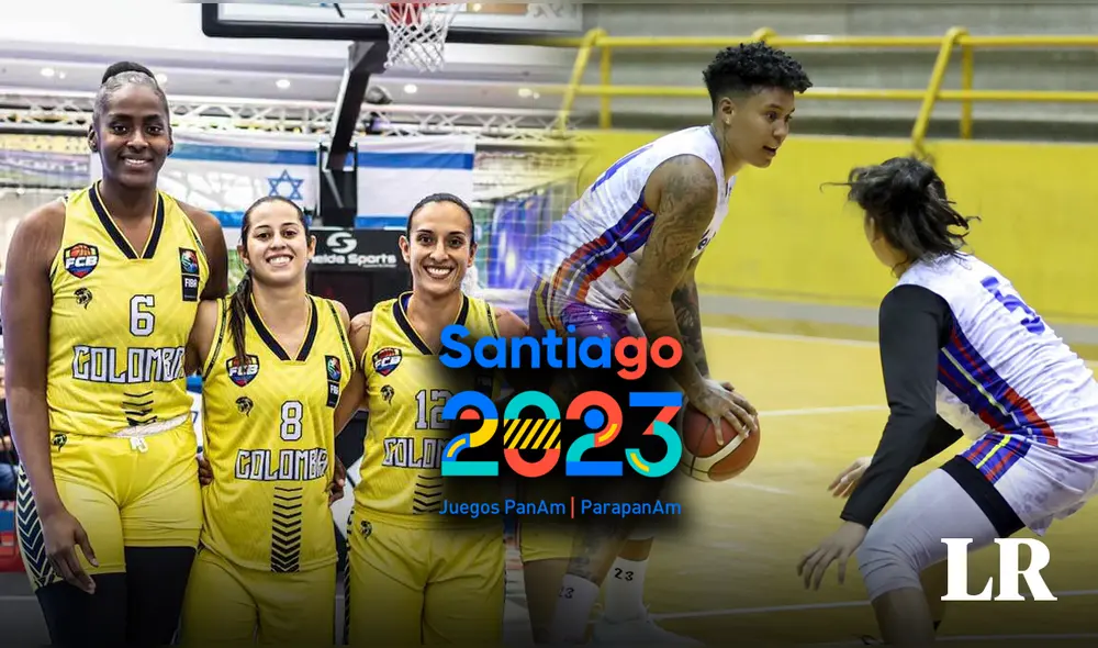 La selección venezolana de básquet femenina jugará este miércoles 25 de octubre ante Colombia por los Juegos Panamericanos 2023. Foto: composición de Fabrizio Oviedo/LR/Fecolcesto/Twitter/FemeninoFVB
