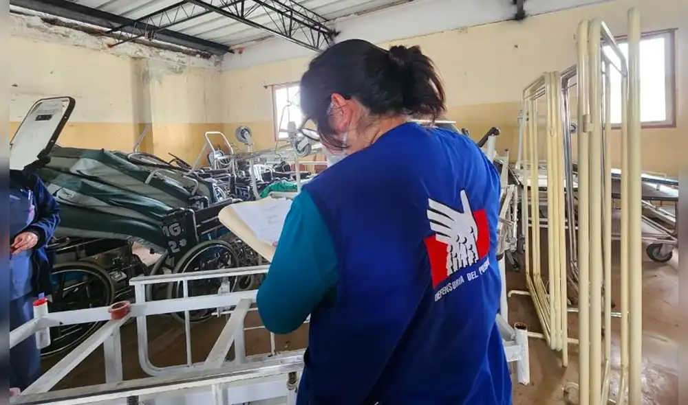 Defensoría realizó una inspección inopinada al establecimiento médico. Foto: Defensoría Defensoría realizó una inspección inopinada al establecimiento médico. Foto: Defensoría