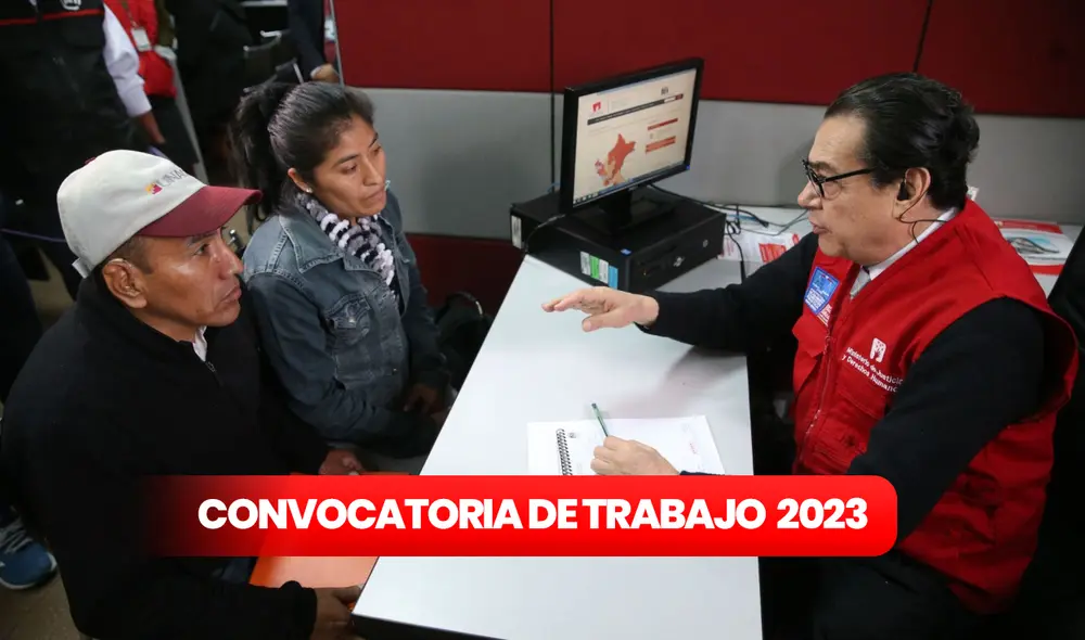 La nueva convocatoria de trabajo del Ministerio de Justicia está disponible hasta el 7 de noviembre. Foto: composición LR/Andina